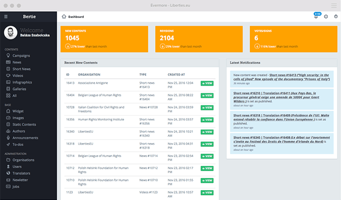 Multilingual custom web platform 3